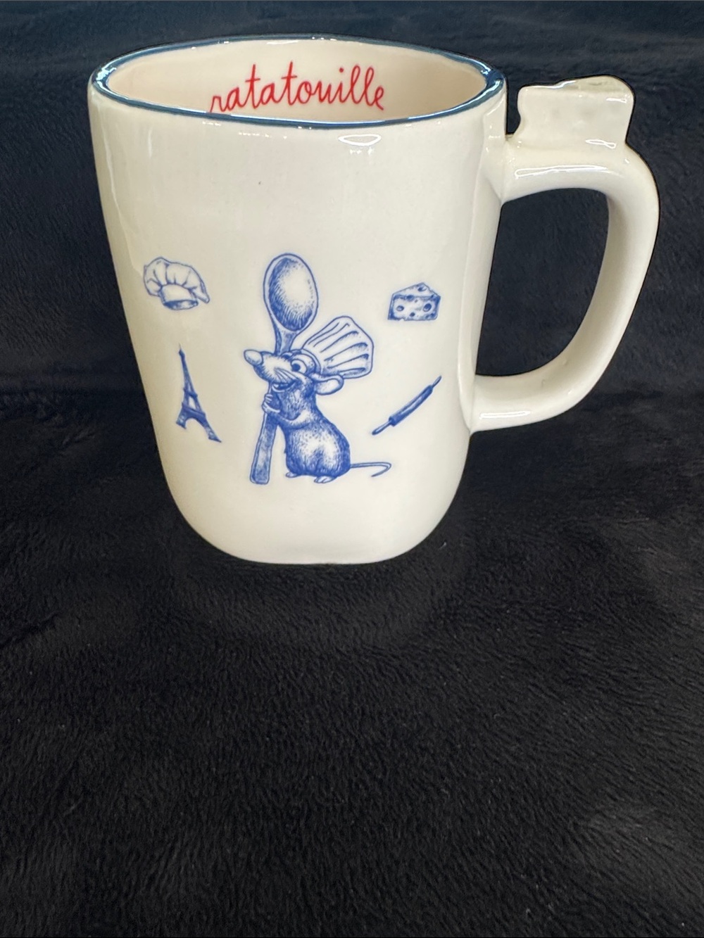 Ratatouille Chef Remy Coffee Mug Ceramic Disney Pixar by Rae Dunn JUMBO Size